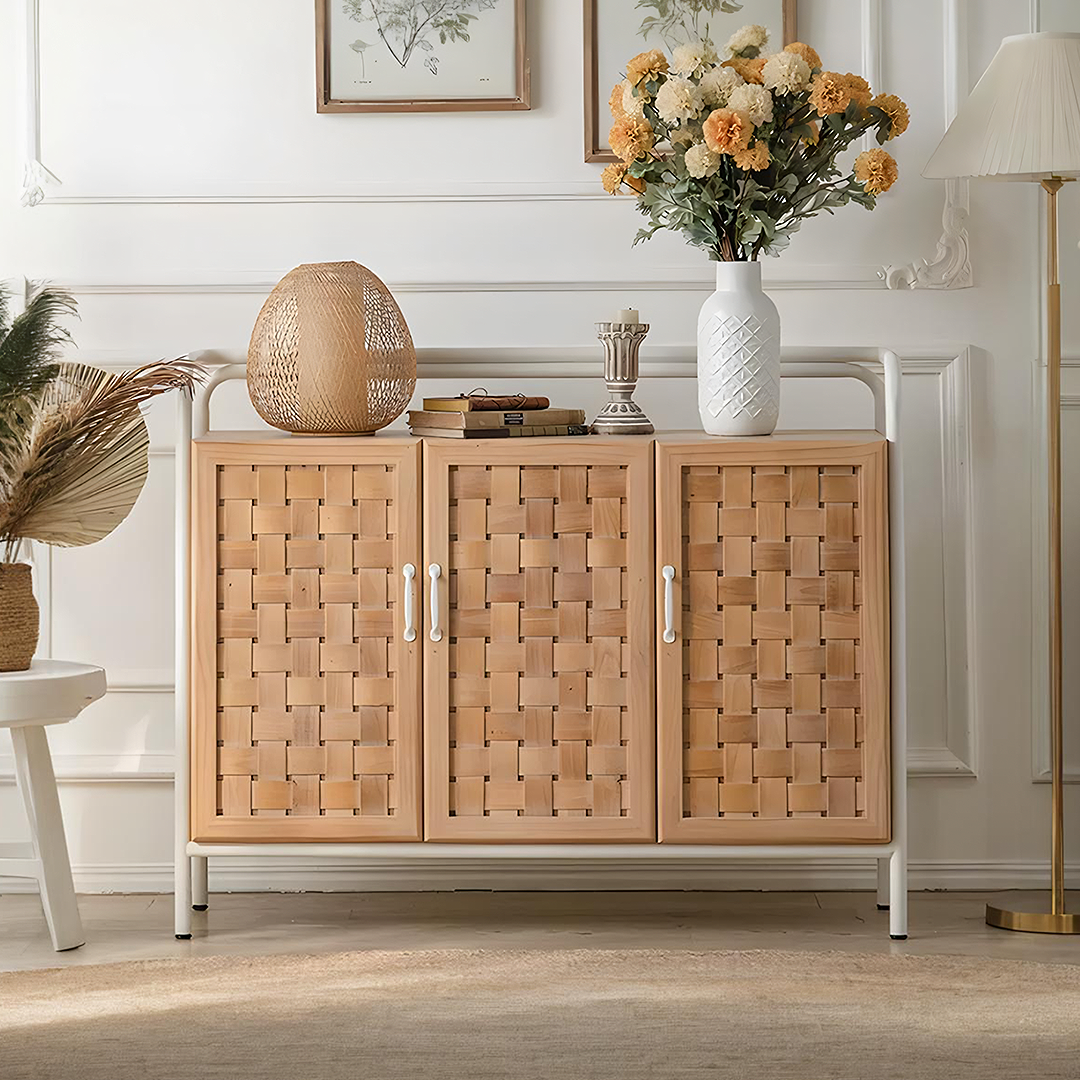 Eris Wooden Sideboard, Solid Wood