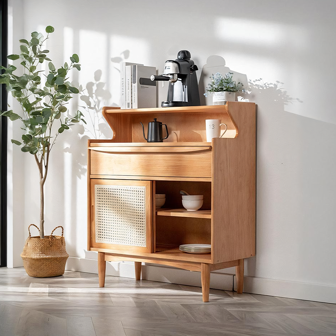 H11 Elvis Rattan Sideboard, Oak