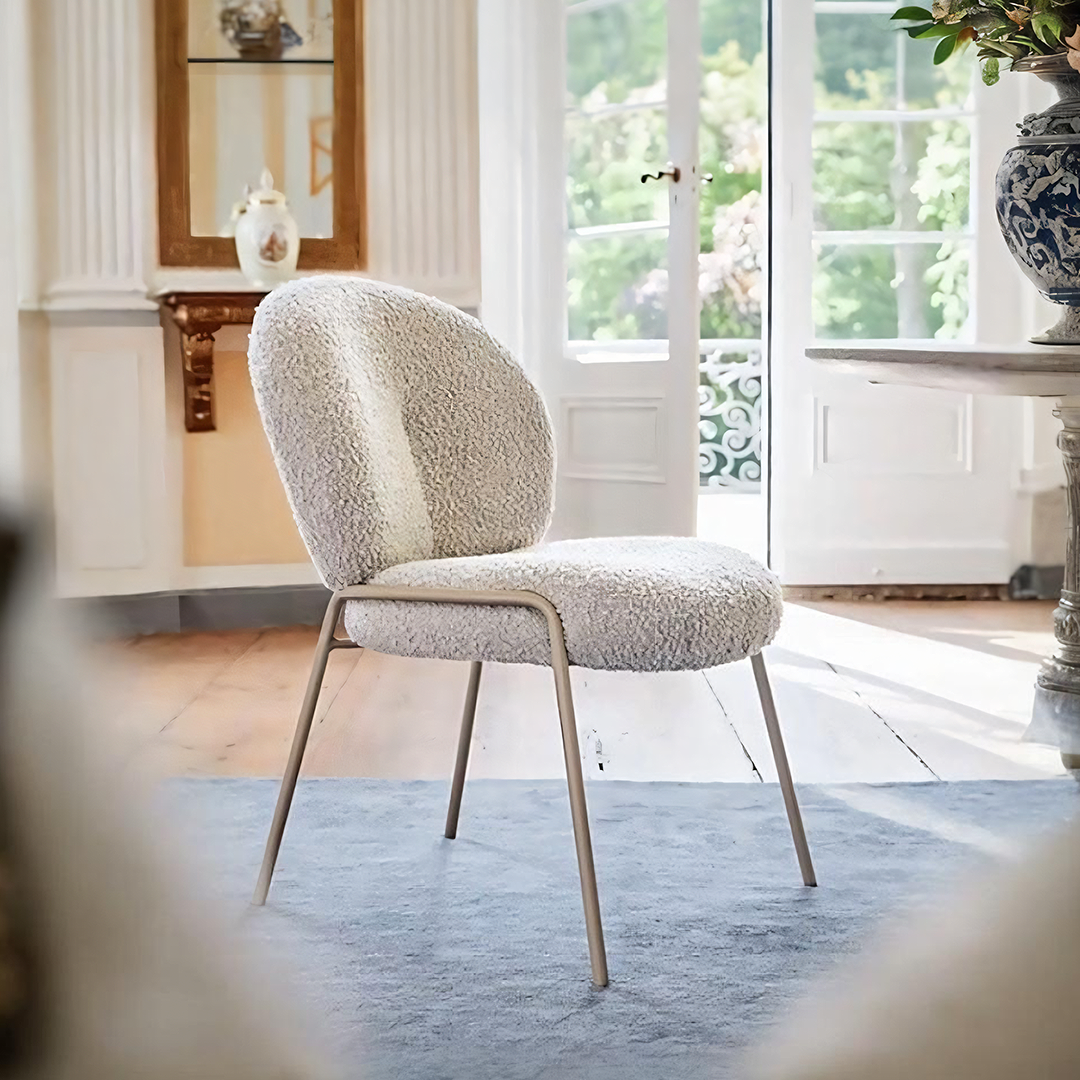 Horatio Dining Chair, Boucle