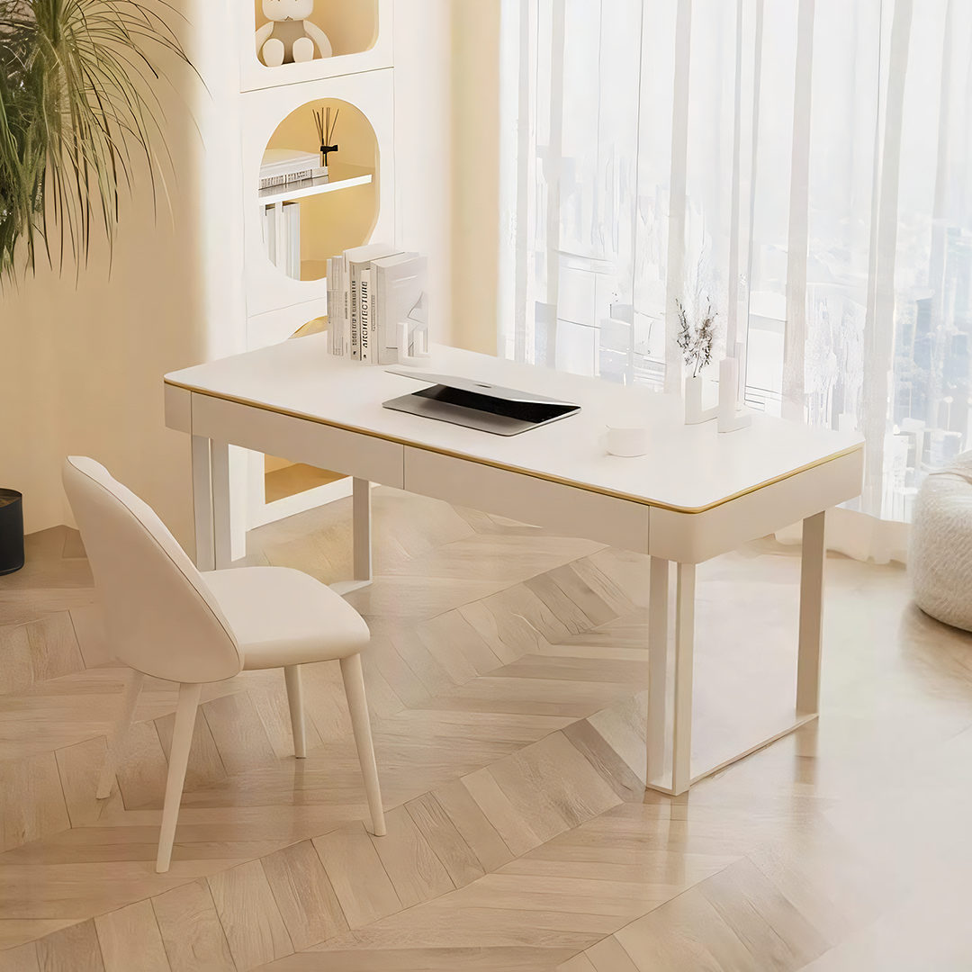 Lucien Office Desk, White-Rit Concept-Rit Concept