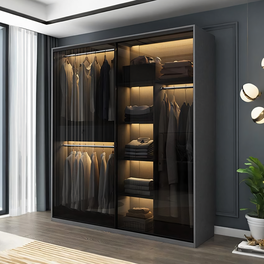 Rod Wardrobe, Grey