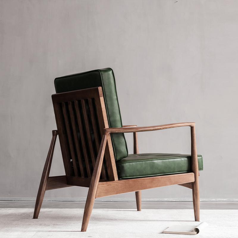 Harry CH23 Green Armchair, Wood-Rit Concept-Rit Concept