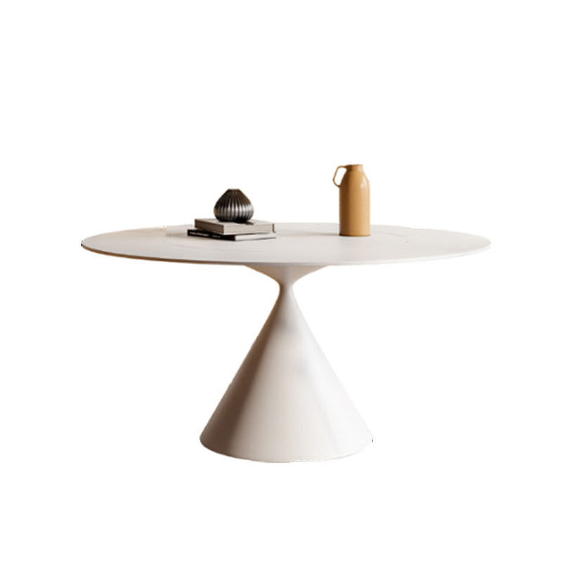 Ozzie Round Dining Table, White｜Rit Concept