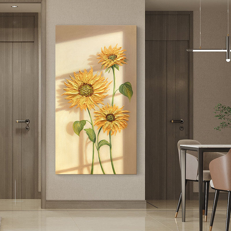 Sunflowers Leaves Framed Wall Art Print Multiple Size｜Rit Concept