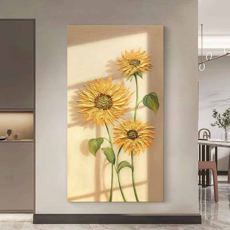 Sunflowers Leaves Framed Wall Art Print Multiple Size｜Rit Concept