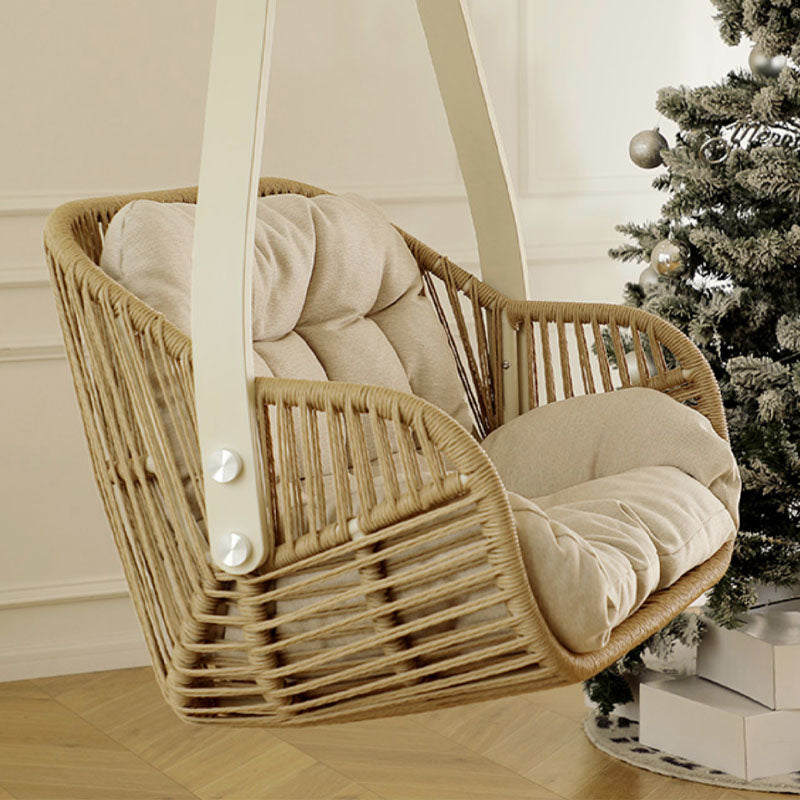 Phedra Rattan Garden Hanging Egg Chair with Stand, Indoor/ Outdoor Furniture｜Rit Concept