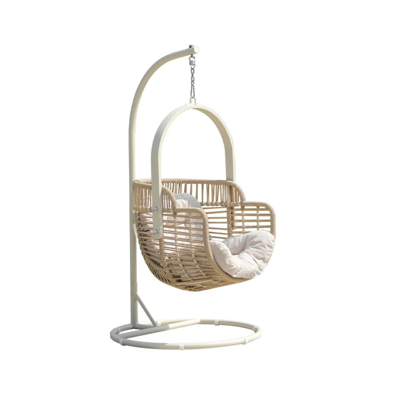 Paloma Rattan Garden Hanging Egg Chair with Stand, Indoor/ Outdoor Furniture｜Rit Concept