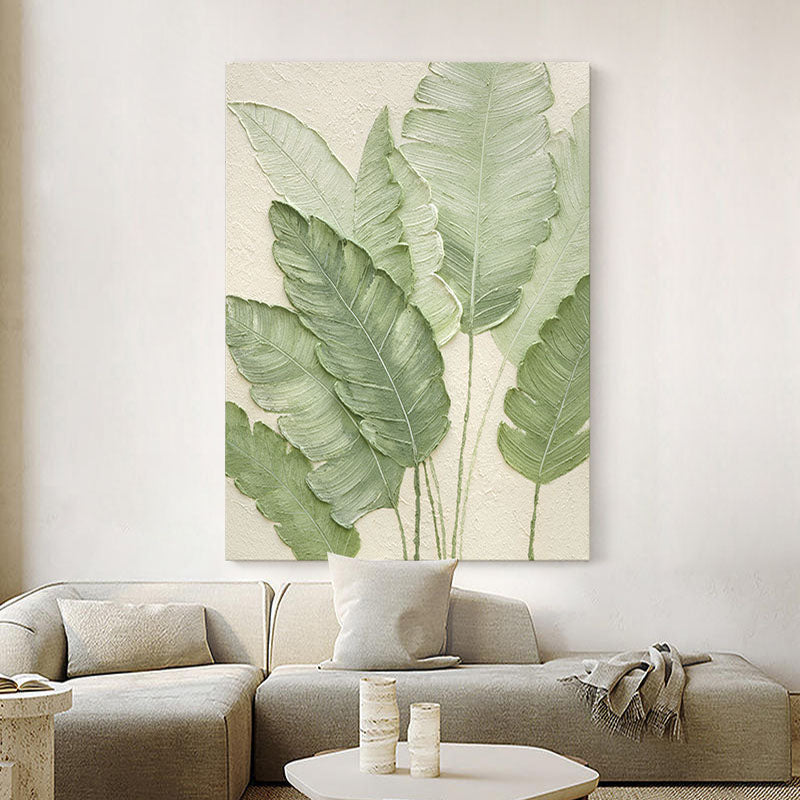 Green Leaves Framed Wall Art Print Multiple Size｜Rit Concept