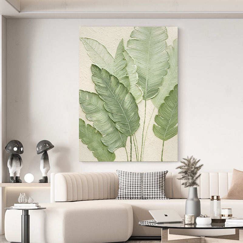 Green Leaves Framed Wall Art Print Multiple Size｜Rit Concept