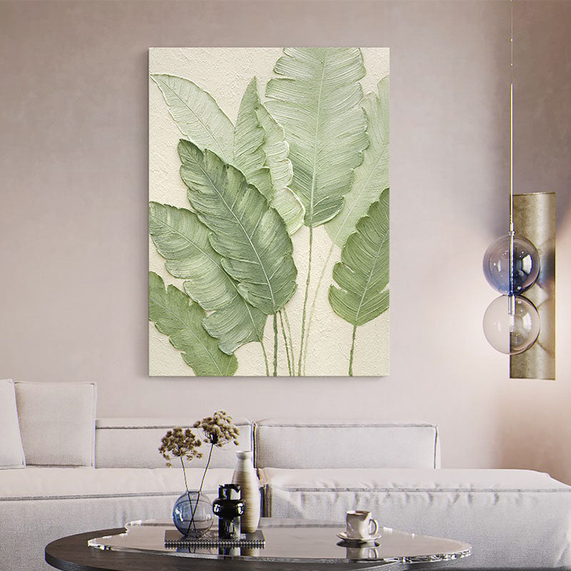 Green Leaves Framed Wall Art Print Multiple Size｜Rit Concept