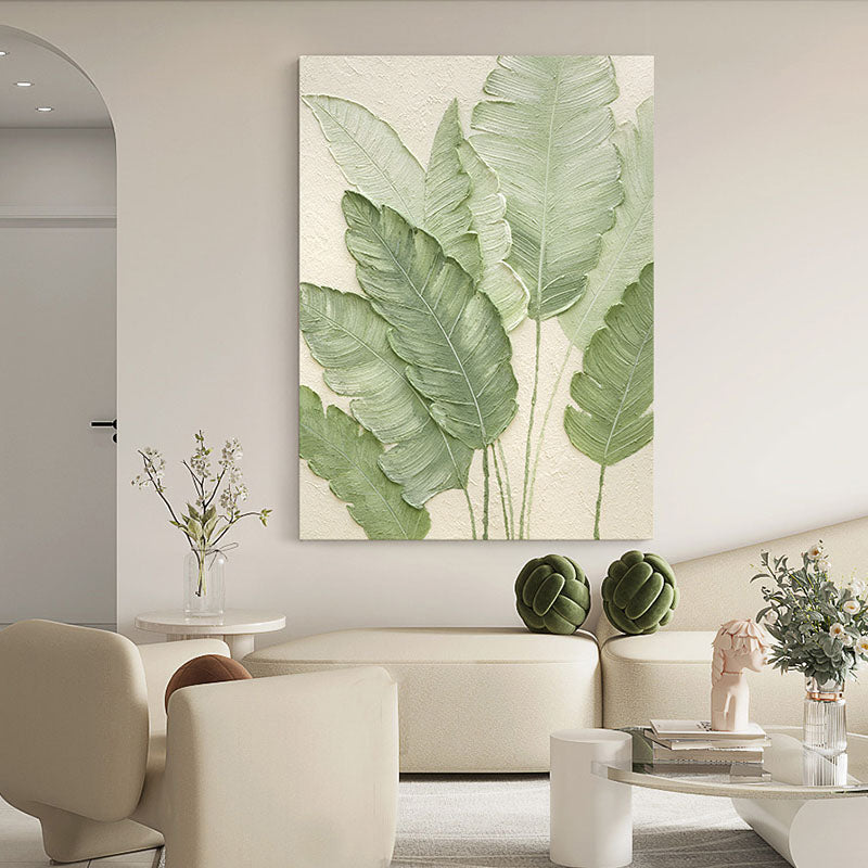 Green Leaves Framed Wall Art Print Multiple Size｜Rit Concept