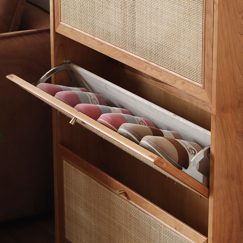 H14 Dex Rattan Shoe Storage With Drawer｜Rit Concept