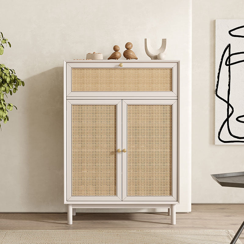 Dederick Rattan Shoe Storage With Drawer-Rit Concept-Rit Concept