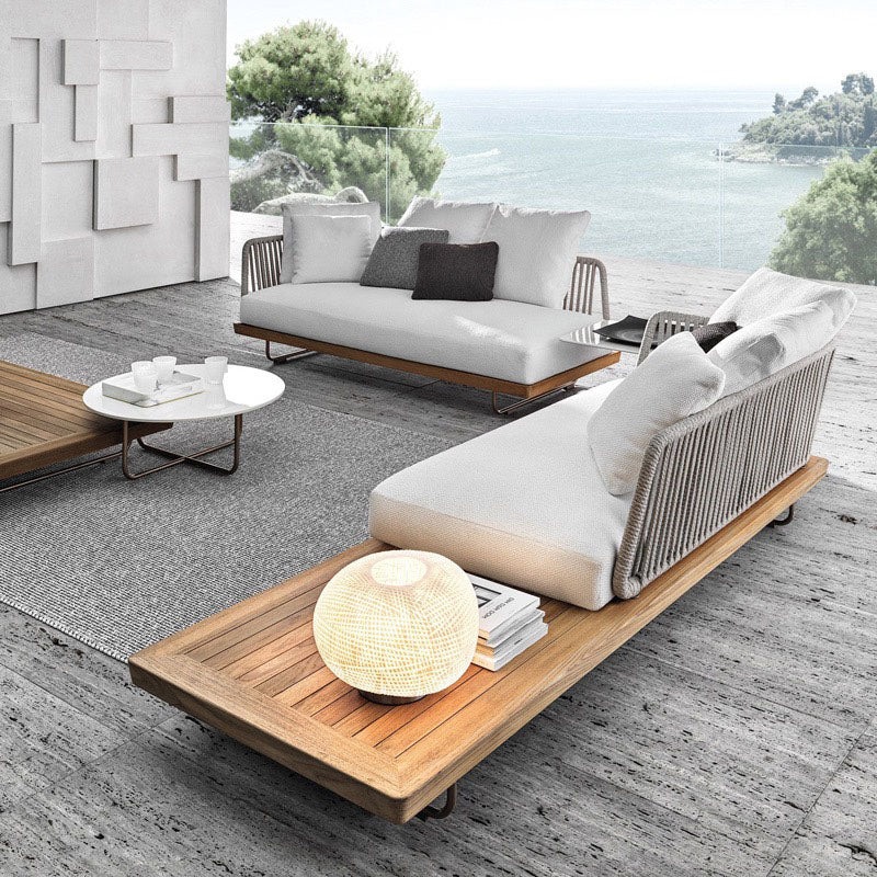 Phyllis Rattan Outdoor Sofa Set, Two Seater Sofa, Outdoor Furniture, Grey - Clearance-Rit Concept-[Hot Combination] D + H-Rit Concept