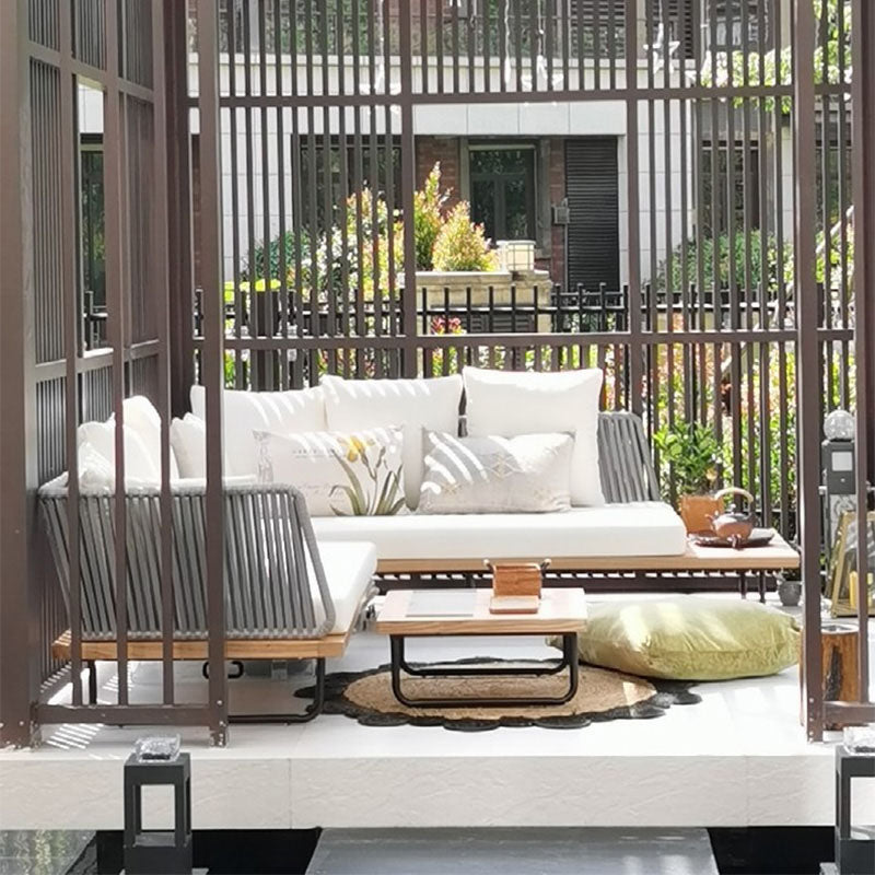 Phyllis Rattan Outdoor Sofa Set, Two Seater Sofa, Outdoor Furniture, Grey - Clearance-Rit Concept-Rit Concept