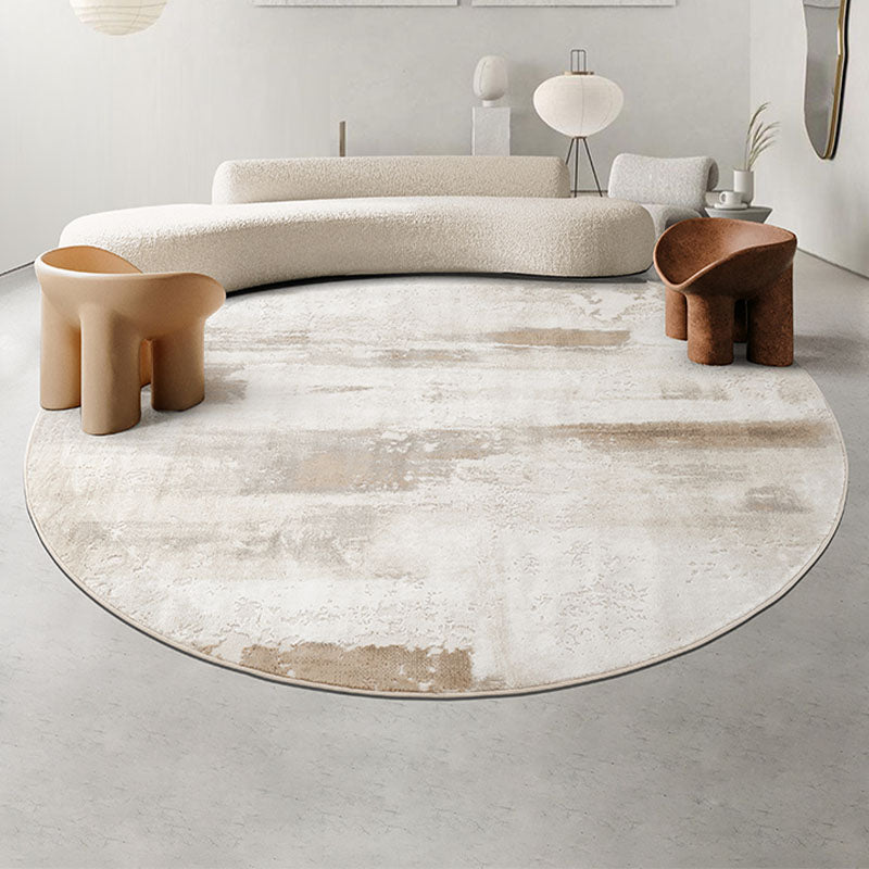 DA Natural Round Wool Rug, Various Styles Available｜Rit Concept