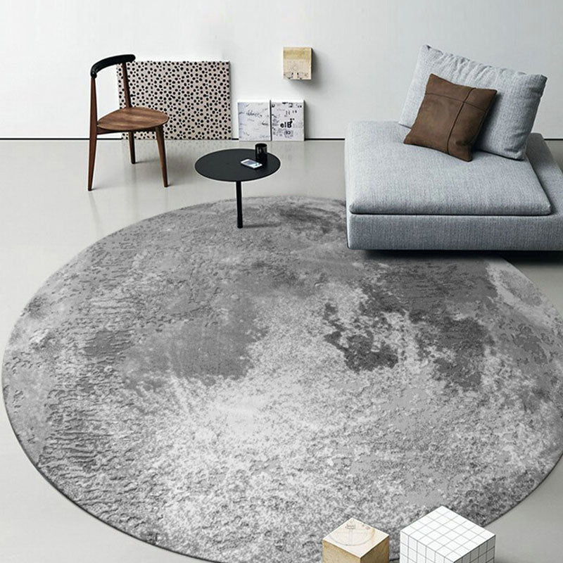 Grey and White Moon Rug, Various Styles Available｜Rit Concept