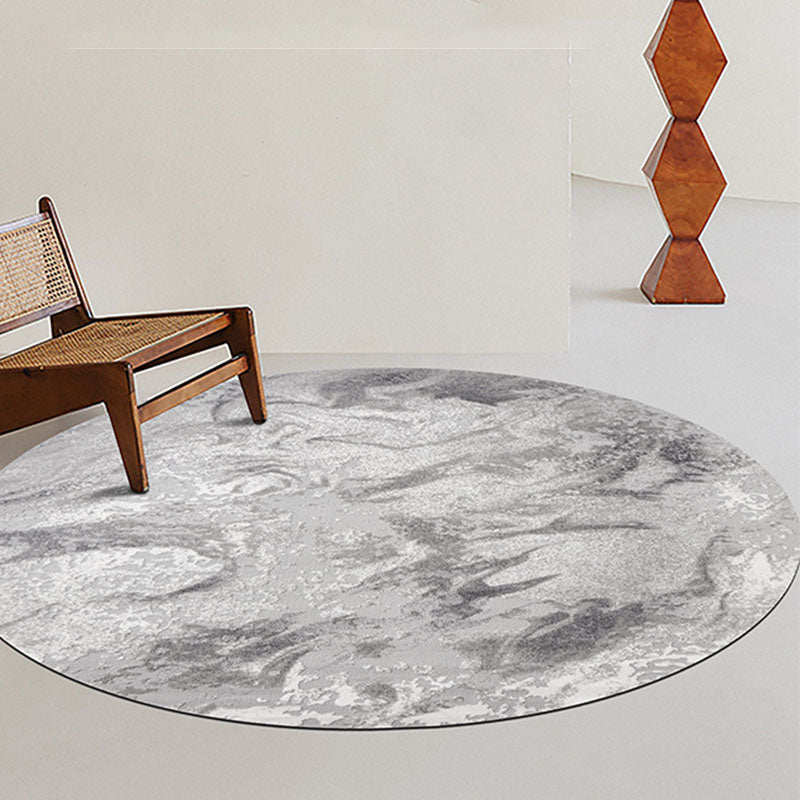 Grey and White Moon Rug, Various Styles Available-Rit Concept-Rit Concept