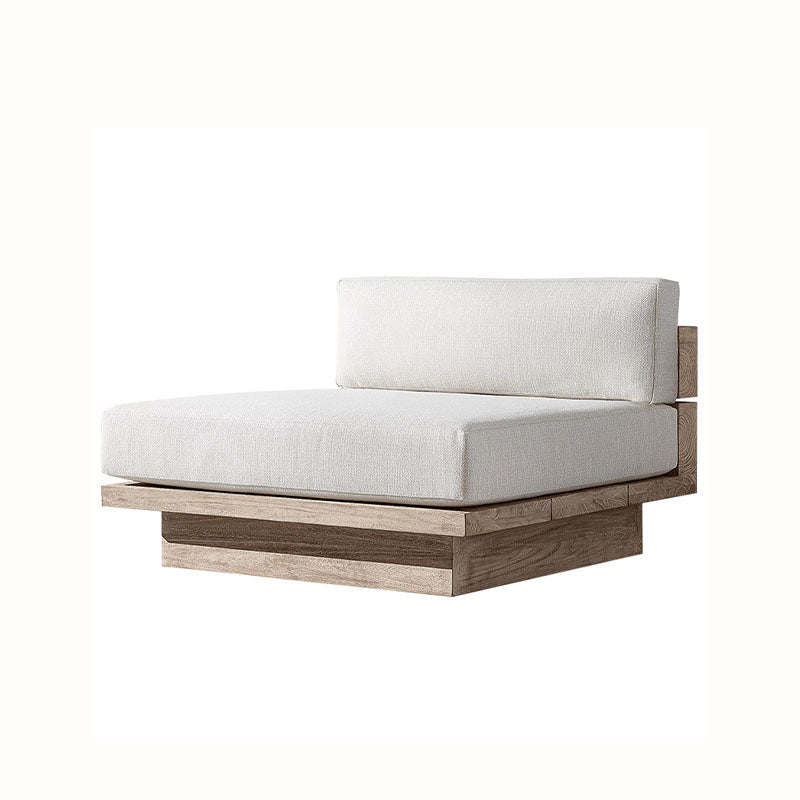 Scott Rattan Outdoor Sofa Set, Wood Base Sofa｜Rit Concept