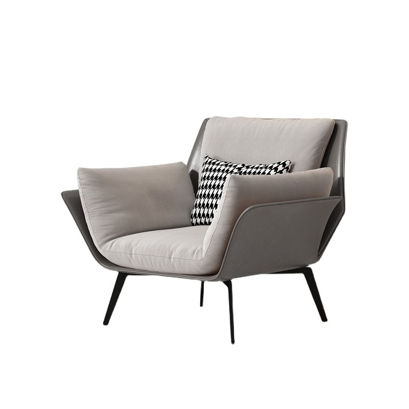 Genevieve Armchair, Leather-Ritconcept-Grey-Rit Concept