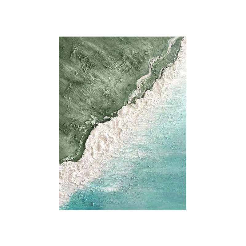 White Coastline Framed Wall Art Print Multiple Size｜Rit Concept