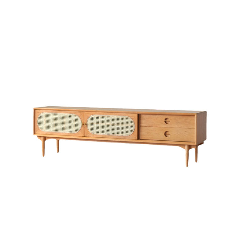 Elijah Rattan TV Stand, Oak-Ritconcept-2-150cm-Rit Concept