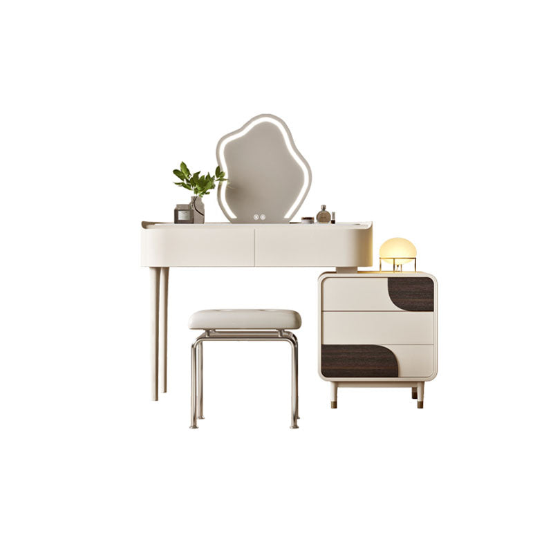 Ellie Dressing Table, With Stool, White｜Rit Concept