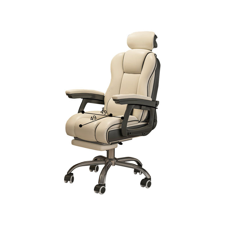 Juvellian Office Chair, Cream High Back｜Rit Concept