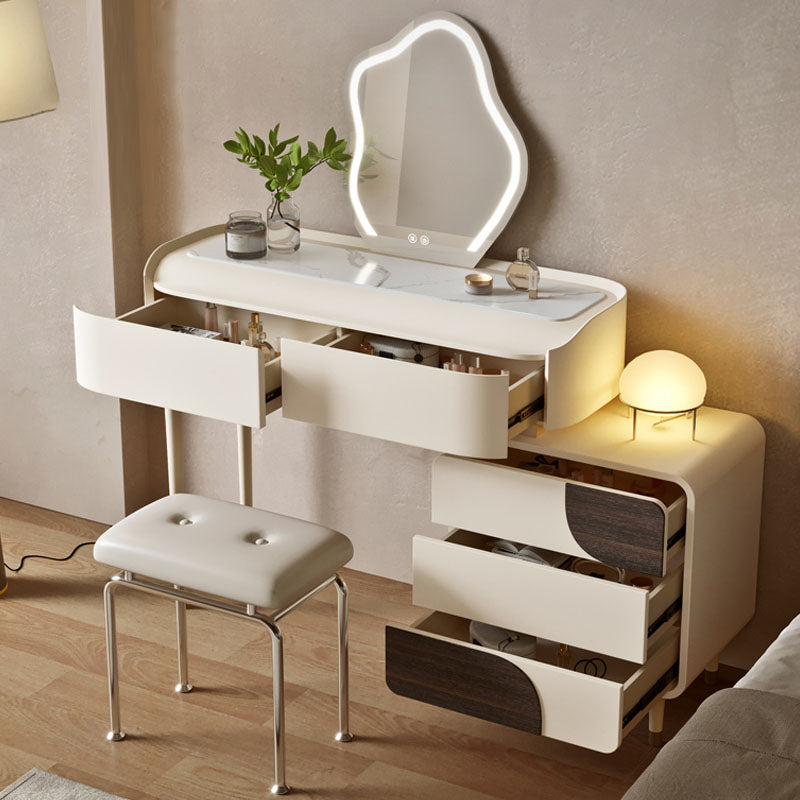 Ellie Dressing Table, With Stool, White｜Rit Concept