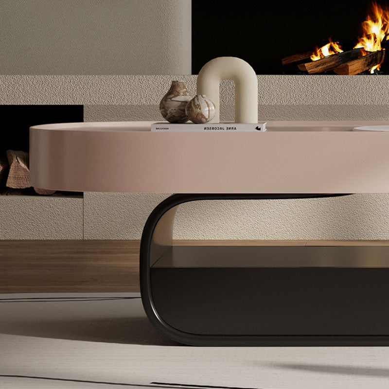 Tessa Coffee Table, With storage, Pink｜Rit Concept