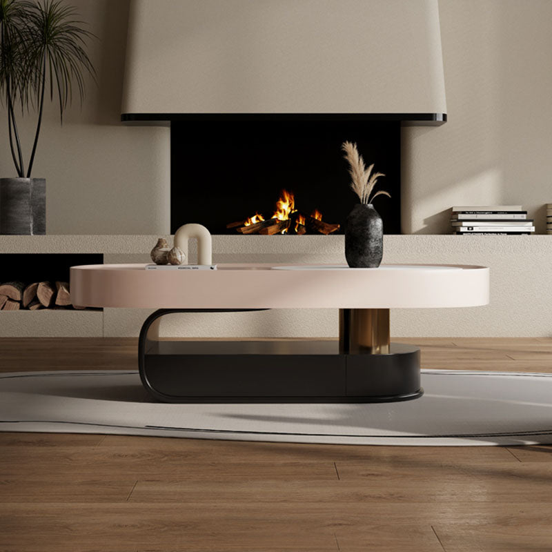 Tessa Coffee Table, With storage, Pink｜Rit Concept