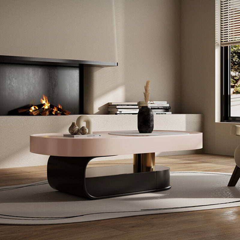 Tessa Coffee Table, With storage, Pink｜Rit Concept