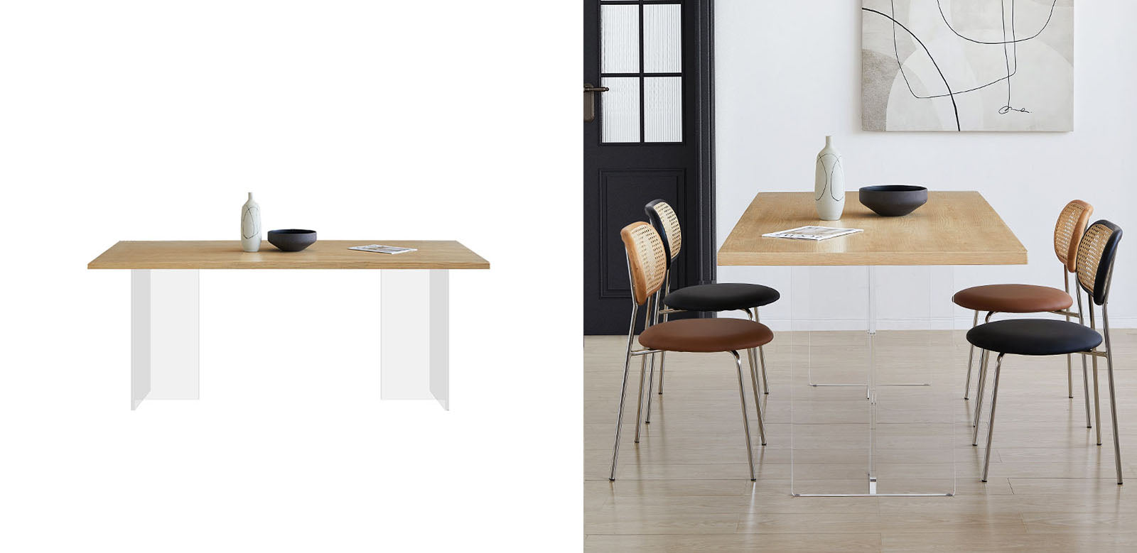 Kamaria Dining Table, Solid Wood-Rit Concept-Rit Concept