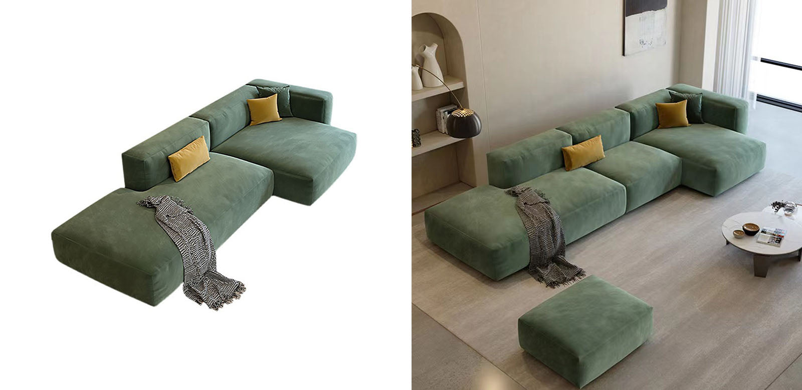 Harriet Three Seater, Four Seater Sofa, Velvet-Rit Concept-Rit Concept