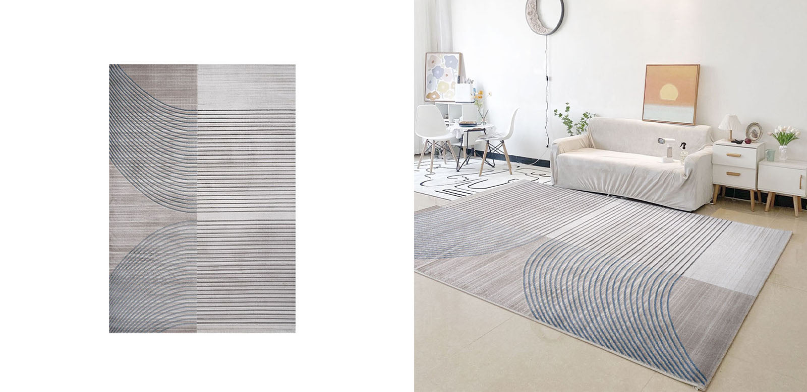 Lekeplus Living Room Rug, Various Styles Available｜Rit Concept