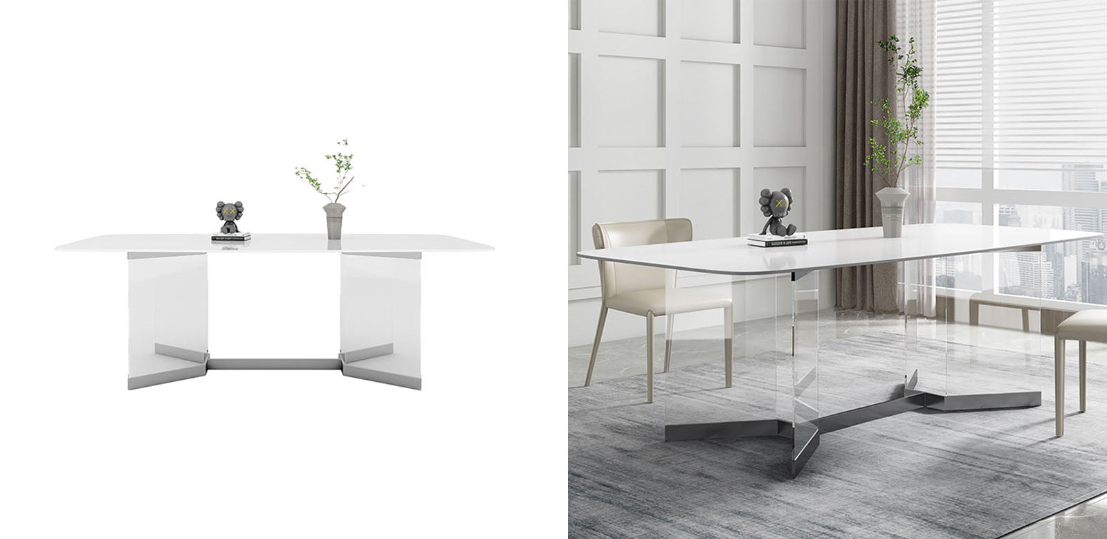 Veromca Dining Table, Sintered Stone｜Rit Concept