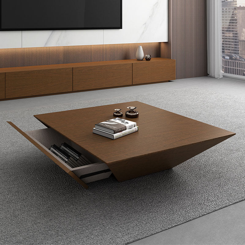 Saffron Coffee Table With Drawer, Walnut｜Rit Concept