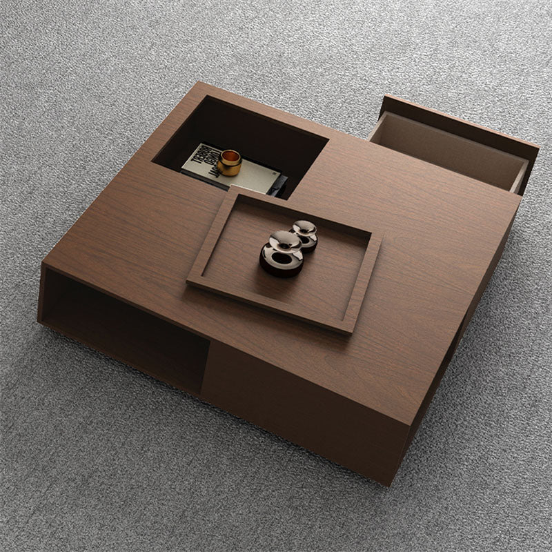 Rexana Coffee Table With Drawer, Walnut｜Rit Concept