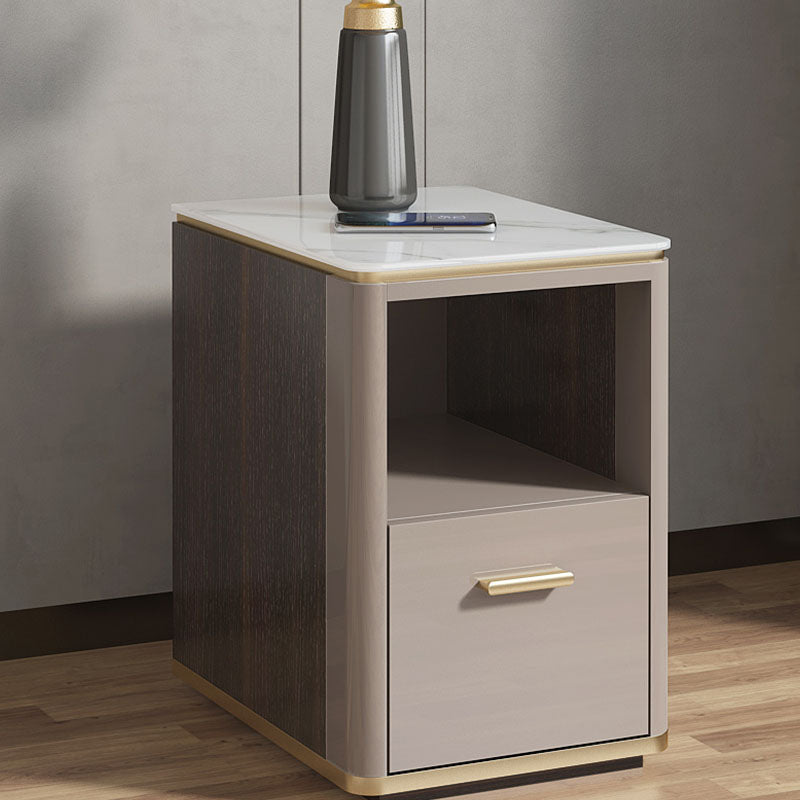 Julian Bedside Table, Light Khaki-Ritconcept-Rit Concept