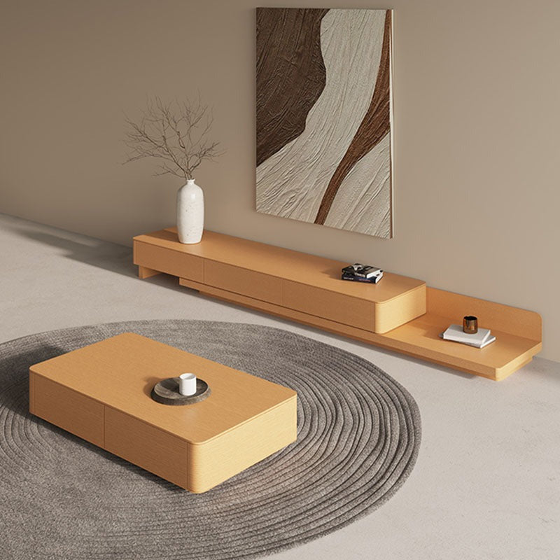 Cassarah Rectangle Coffee Table, Cassarah Sideboard, Wood｜Rit Concept