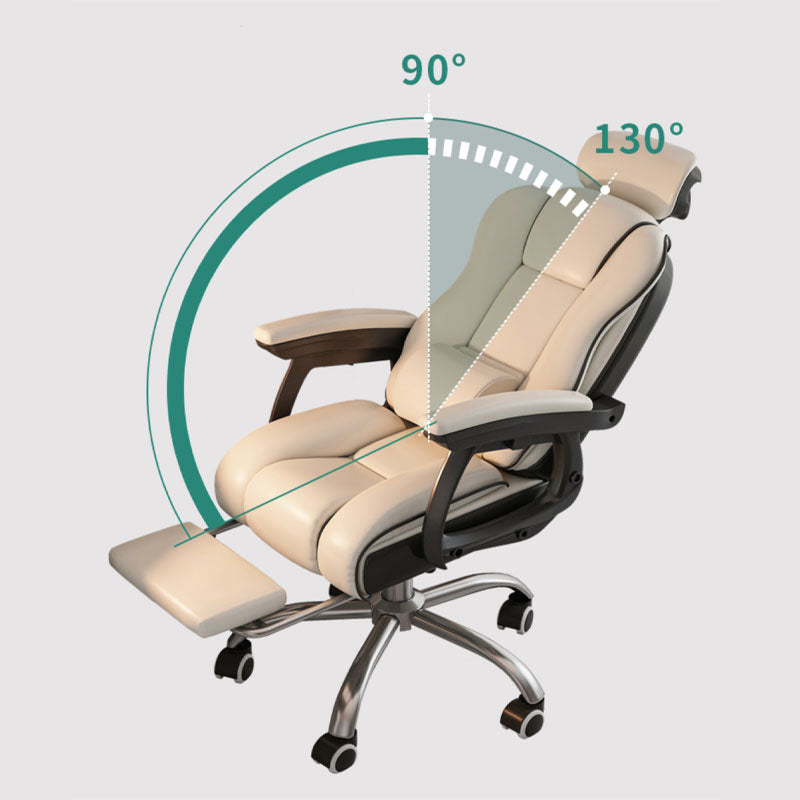 Juvellian Office Chair, Cream High Back｜Rit Concept