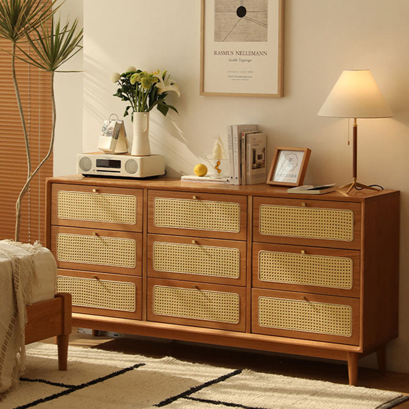 Vivian Cabinet, Rattan & Wood-Ritconcept-Rit Concept