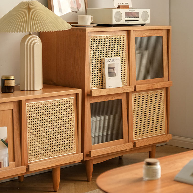 Harriet Sideboard, Bedside Table Solid Wood and Glass｜Rit Concept