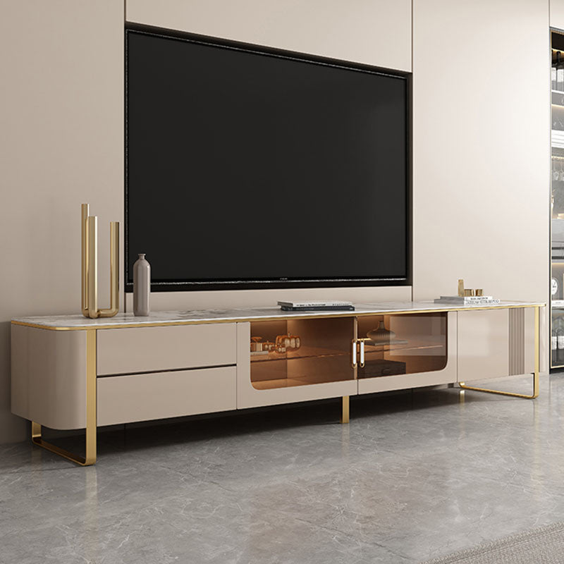 Carl Living Room Set, Carl Rectangle Coffee Table, Gold Leg｜Rit Concept