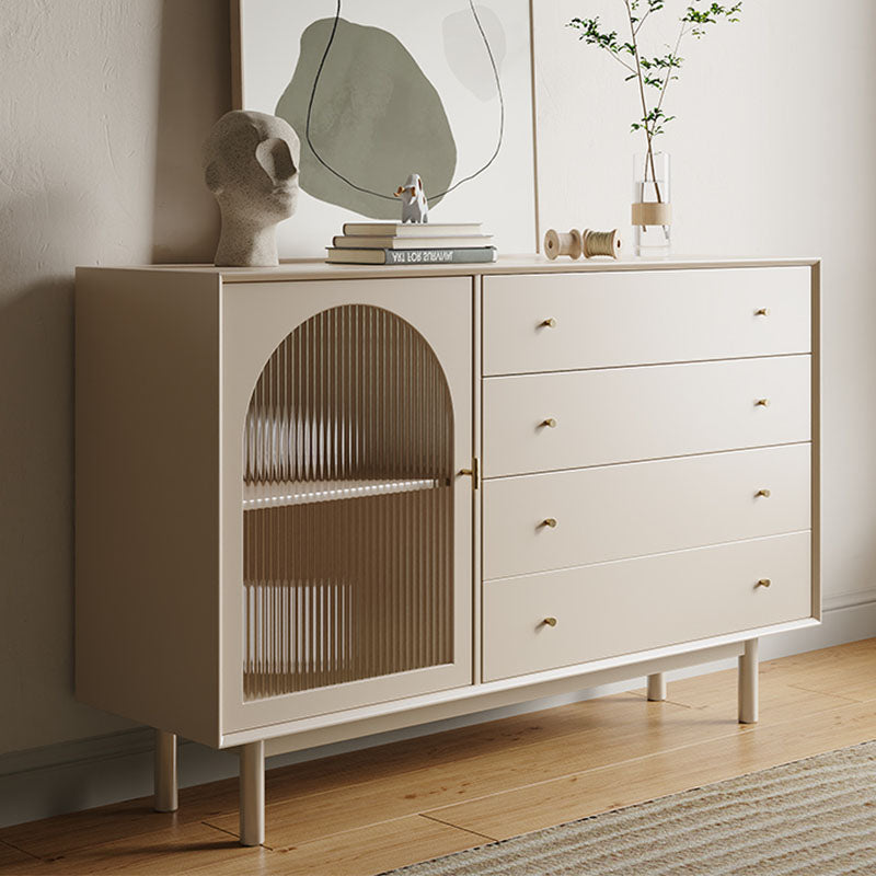 Meerveil Sideboard, One Glass Door With Four Drawers-Ritconcept-Rit Concept