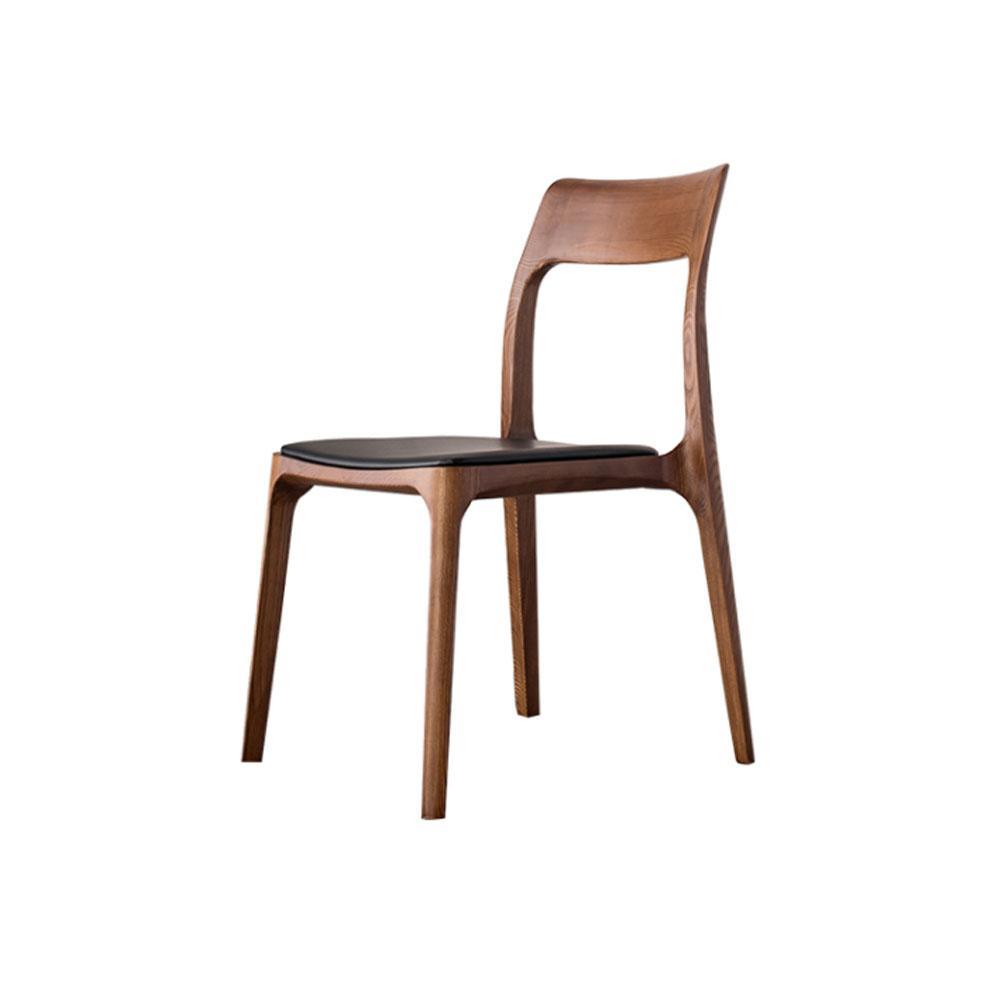 Hansel CH3 Solid Wood Dining Chair, Dark Oak-Rit Concept-Rit Concept