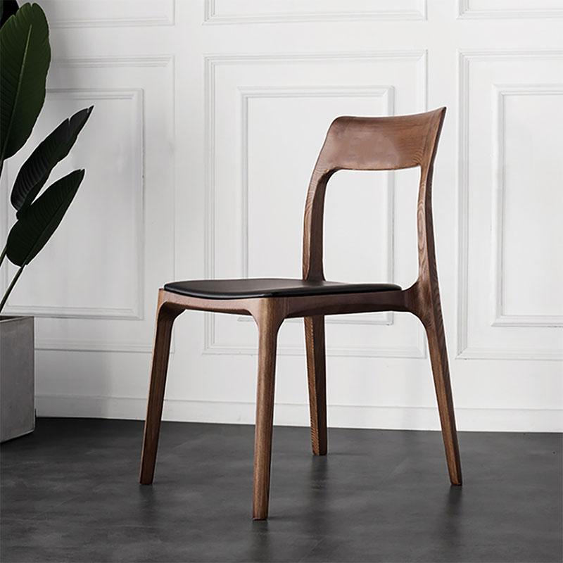 Hansel CH3 Solid Wood Dining Chair, Dark Oak-Rit Concept-Rit Concept